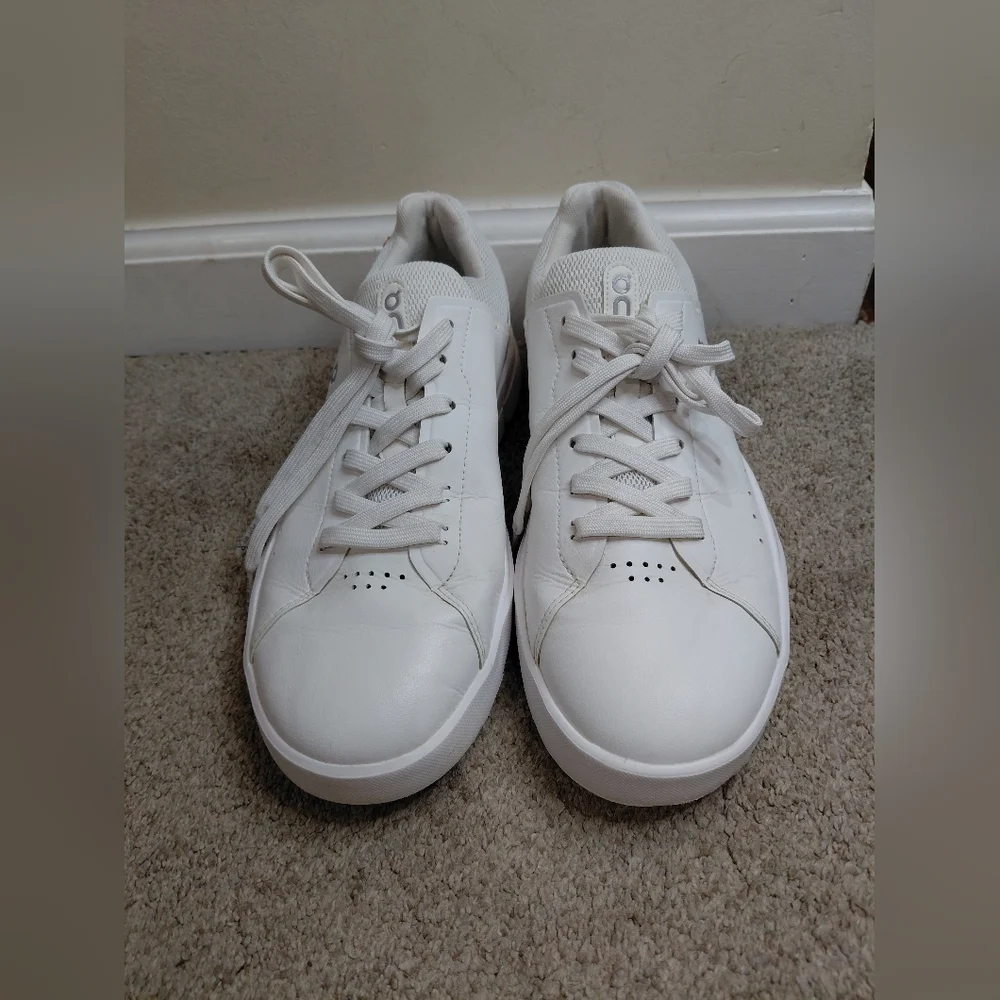 On Running Wome's Size 10.5 White Sneakers